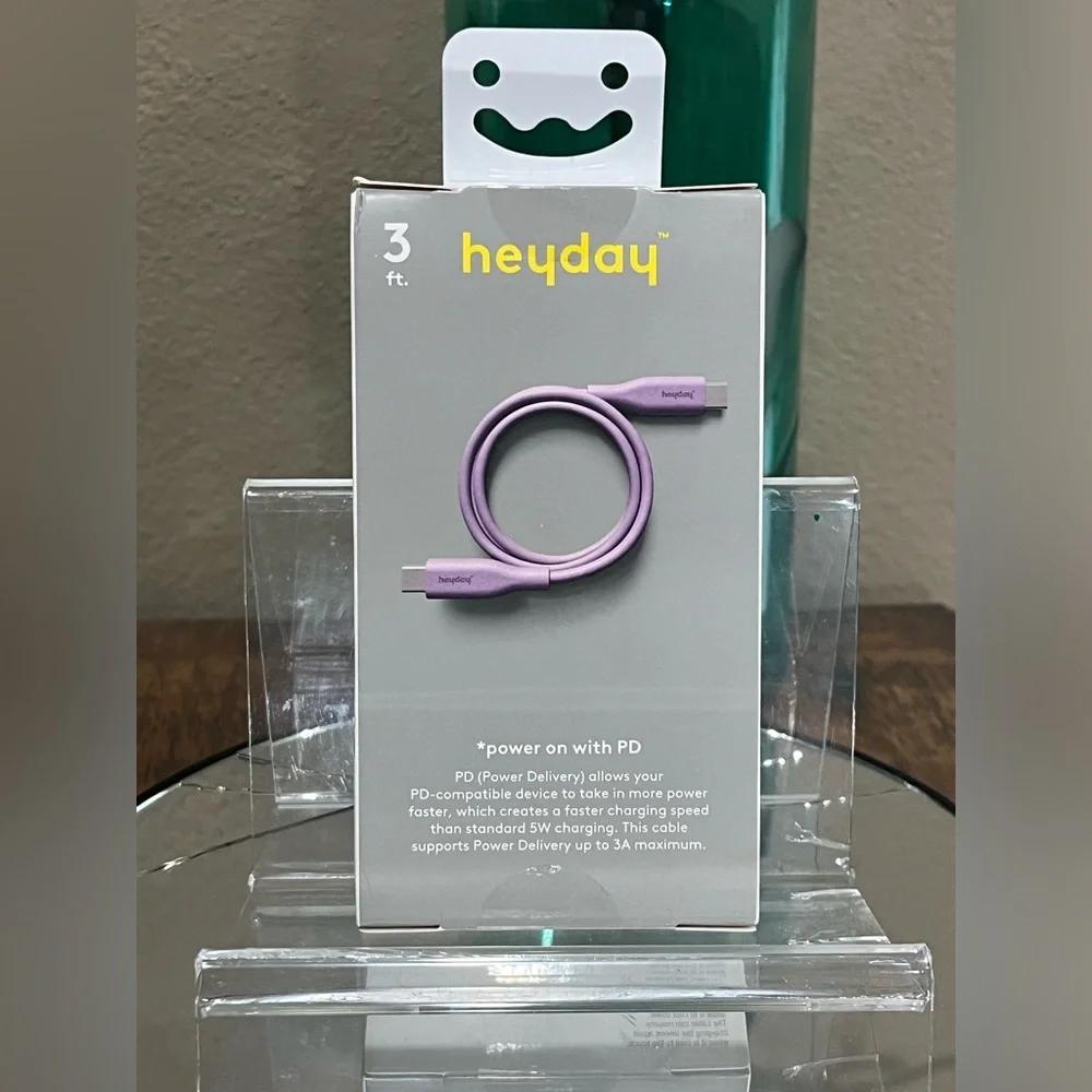 heyday USB-C to USB-C Fast Charging Cable, new!